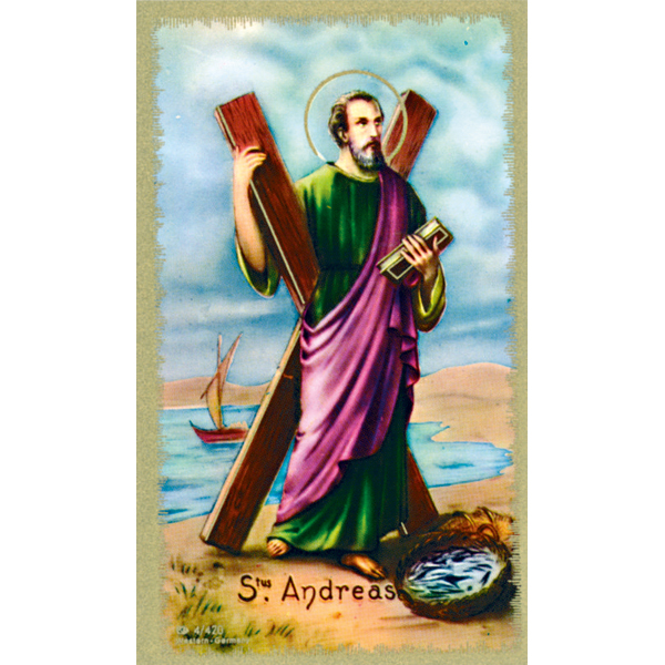 St Andrew Prayer Card Inspired Prayer Cards
