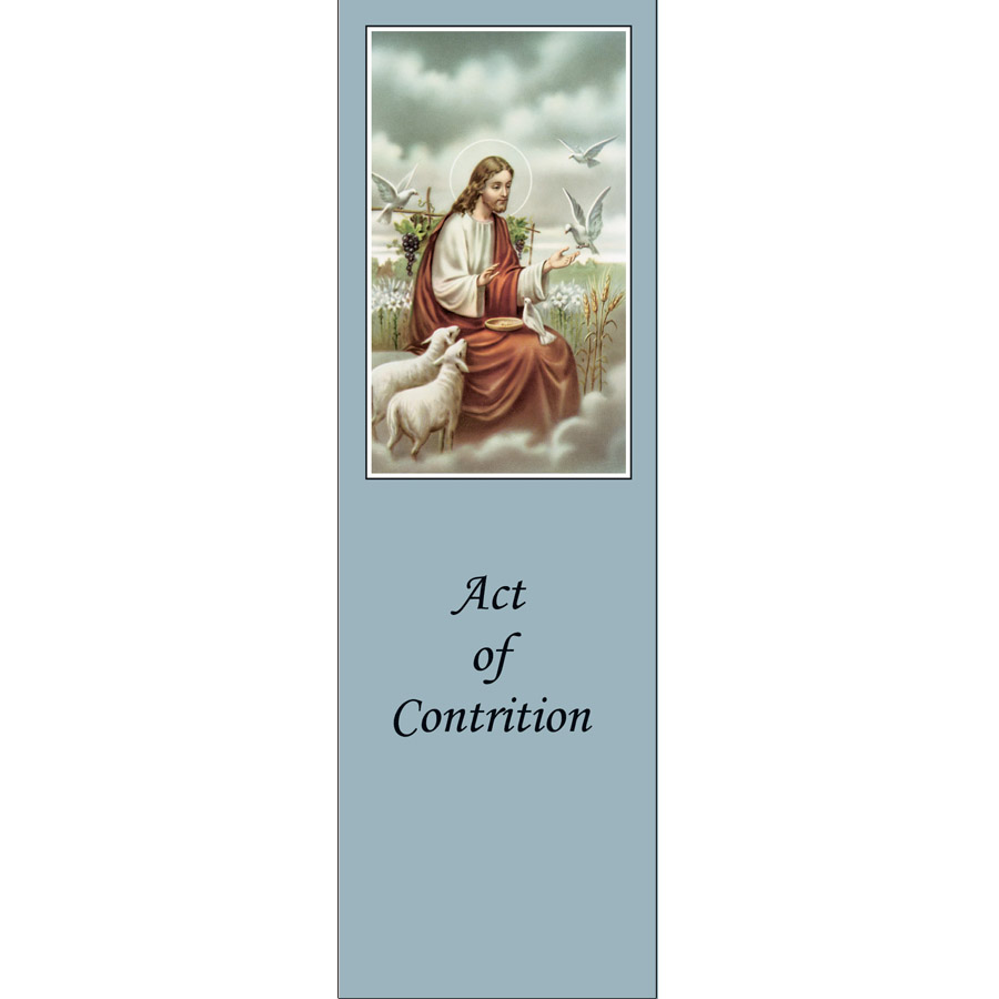 Act of Contrition Bookmark – Inspired Prayer Cards